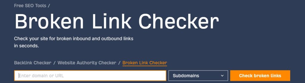 Fix Broken Links