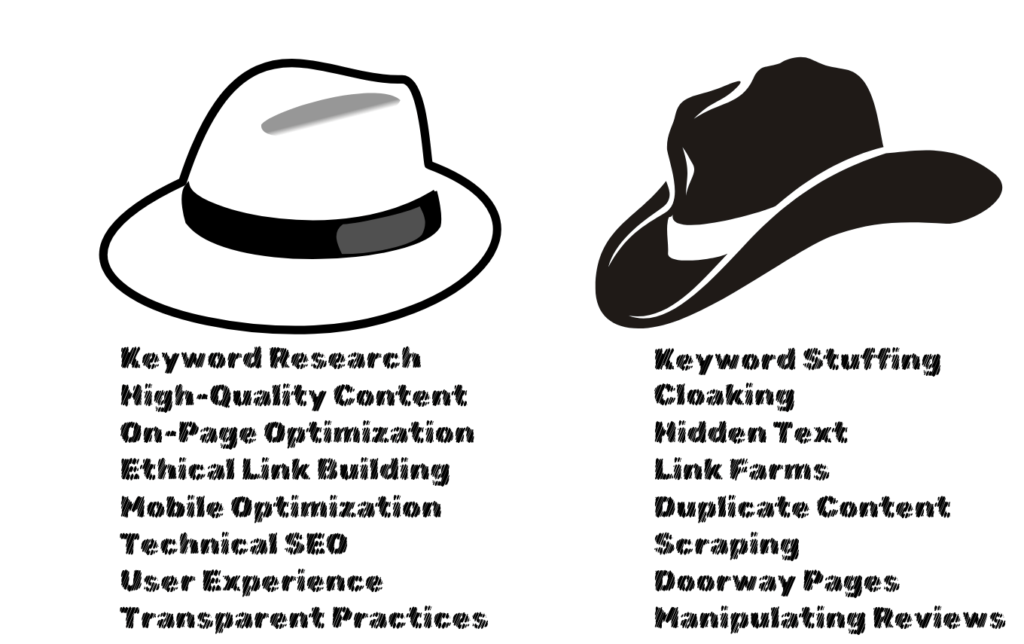 White Hat SEO vs Black Hat SEO